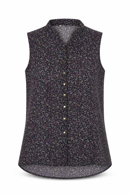 Womens UK Size 14 New Look Multicoloured Basic Button-Up