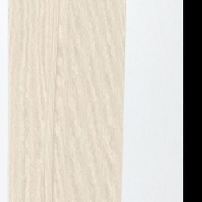 River Island Womens Beige Polyester Bodycon One Size V-Neck Pullover