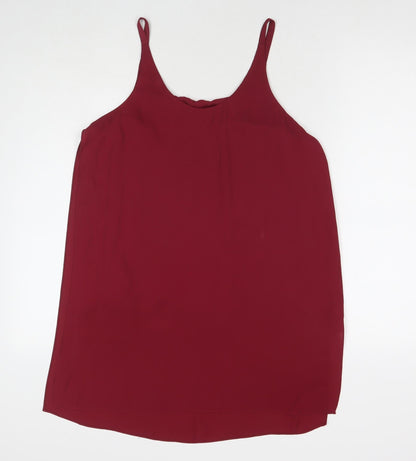 Womens UK Size 12 Dorothy Perkins Red Tunic Tank