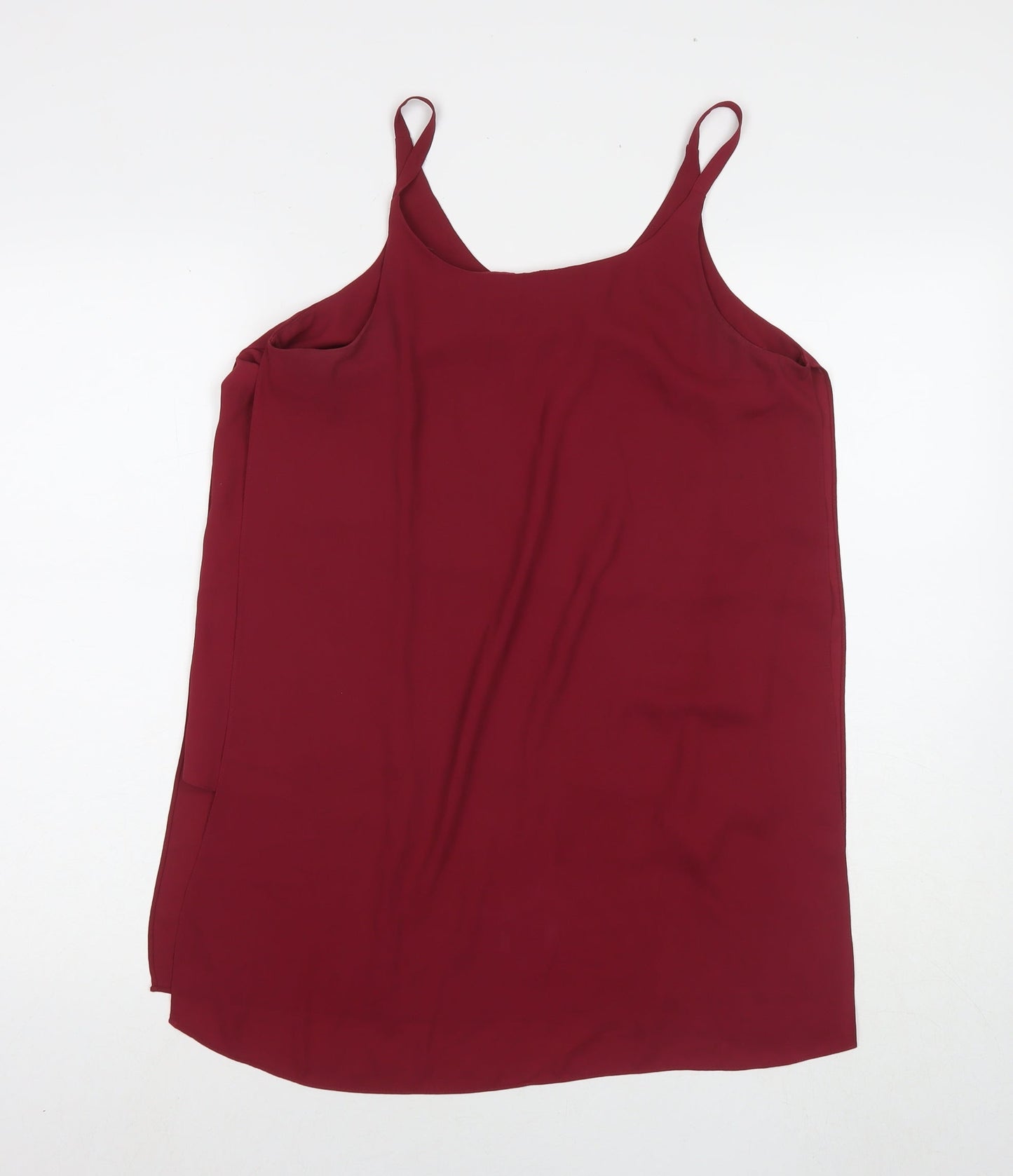 Womens UK Size 12 Dorothy Perkins Red Tunic Tank