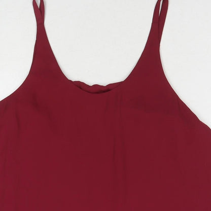 Womens UK Size 12 Dorothy Perkins Red Tunic Tank