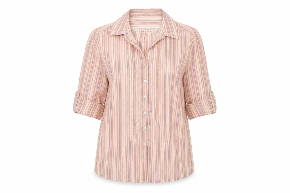 Womens UK Size 14 EWM Multicoloured Basic Button-Up