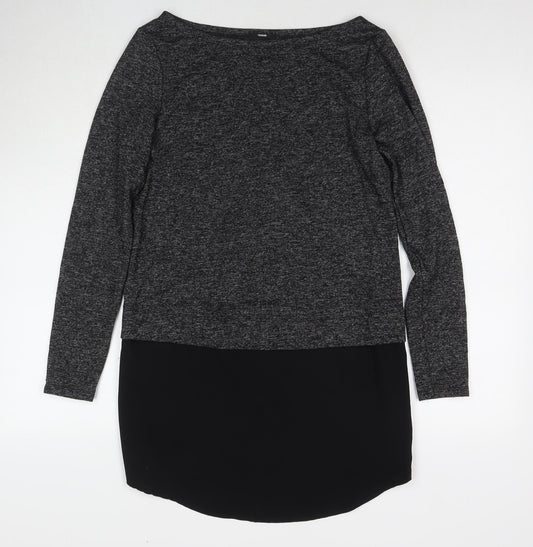 Womens UK Size S Tezenis Grey Tunic Jumper