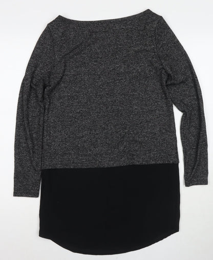 Womens UK Size S Tezenis Grey Tunic Jumper