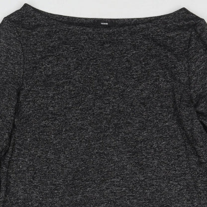 Womens UK Size S Tezenis Grey Tunic Jumper