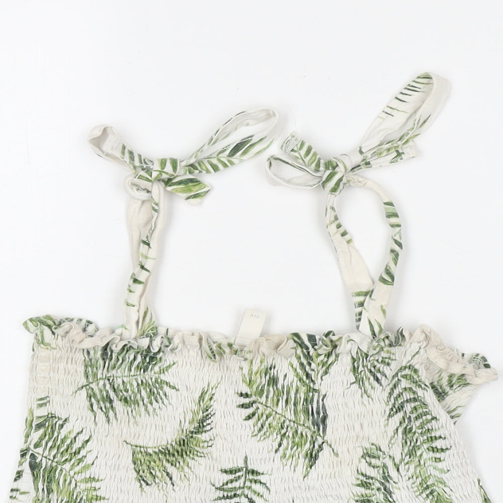 Womens UK Size M H&M White Basic Tank