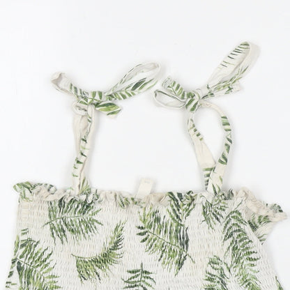Womens UK Size M H&M White Basic Tank