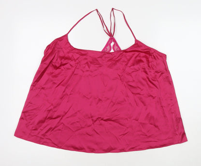 Womens UK Size L Marks and Spencer Purple Camisole Tank