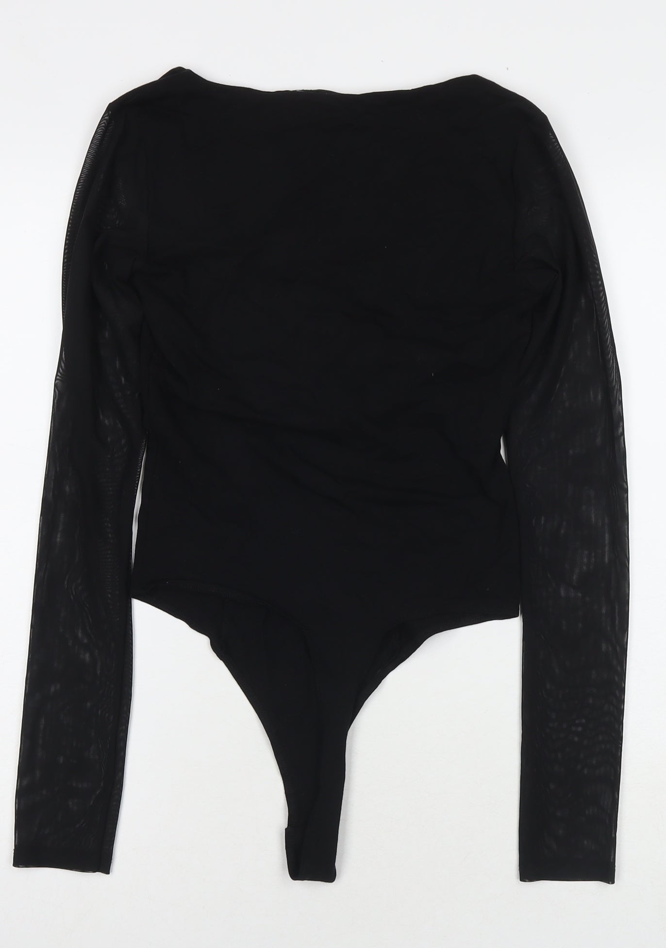 Womens UK Size 8 ASOS One-Piece Black Bodysuit