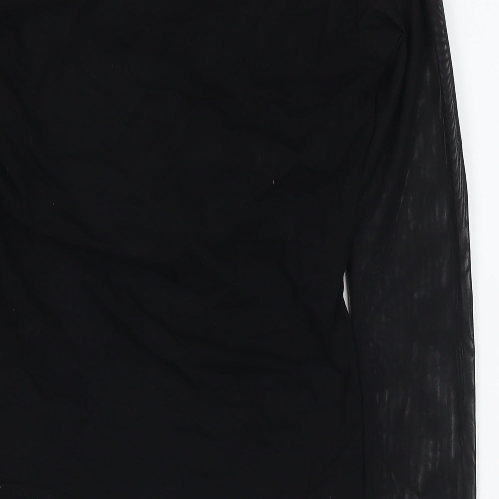 Womens UK Size 8 ASOS One-Piece Black Bodysuit