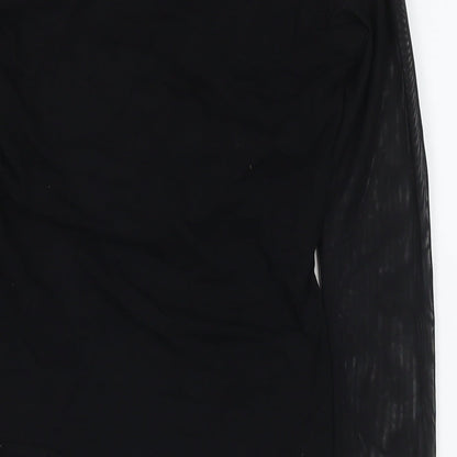 Womens UK Size 8 ASOS One-Piece Black Bodysuit