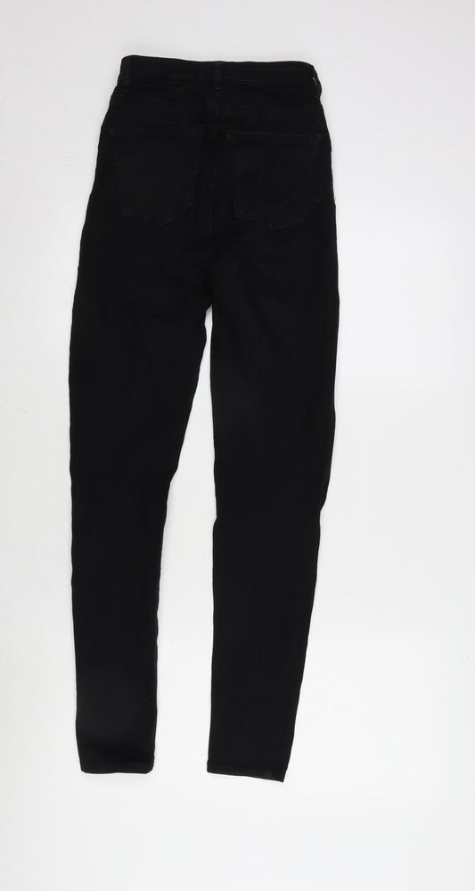 Womens UK Size 8 TALLY WEiJL Regular Fit Skinny Black Jeans
