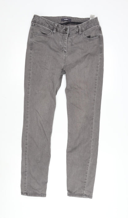 Womens UK Size 10 Marks and Spencer Regular Fit Skinny Grey Jeans