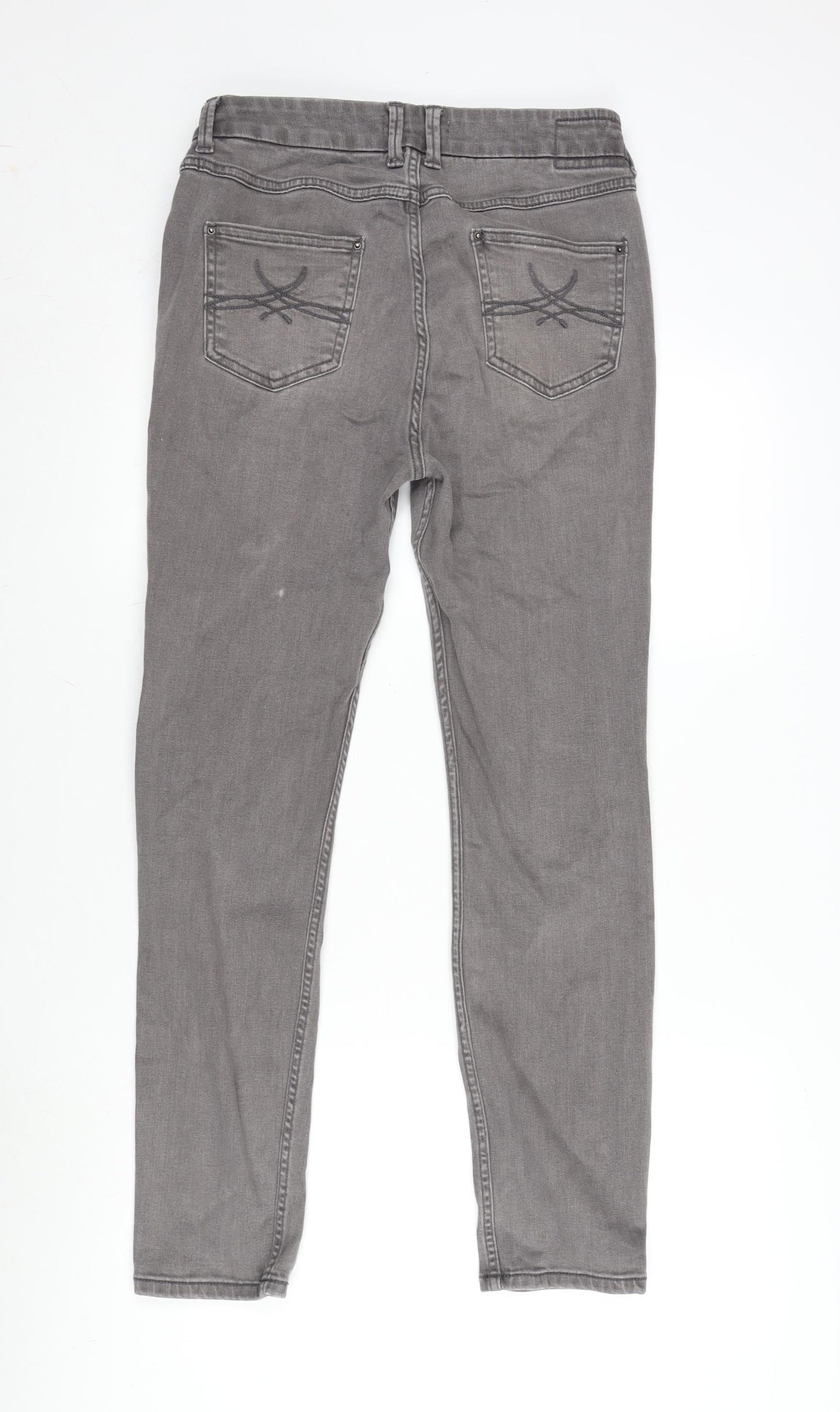Womens UK Size 10 Marks and Spencer Regular Fit Skinny Grey Jeans