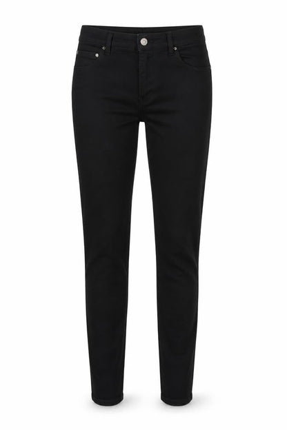 Womens UK Size 30 in H&M Regular Fit Tapered Black Jeans