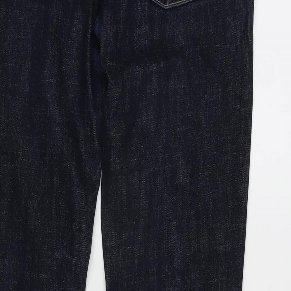 Gap Womens Blue Cotton Blend Skinny Jeans Size 30 in L29 in Regular Zip - Zips to ankle