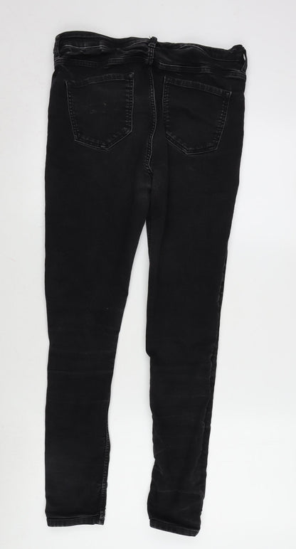 Womens UK Size 14 Marks and Spencer Regular Fit Tapered Grey Jeans