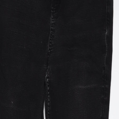 Womens UK Size 14 Marks and Spencer Regular Fit Tapered Grey Jeans