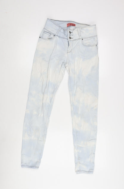 Womens UK Size 26 in WAX JEAN Regular Fit Tapered Blue Jeans
