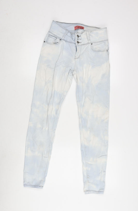 Womens UK Size 26 in WAX JEAN Regular Fit Tapered Blue Jeans