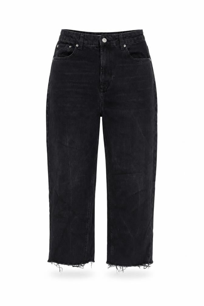 Womens UK Size 30 in Topshop Regular Fit Cropped Grey Jeans