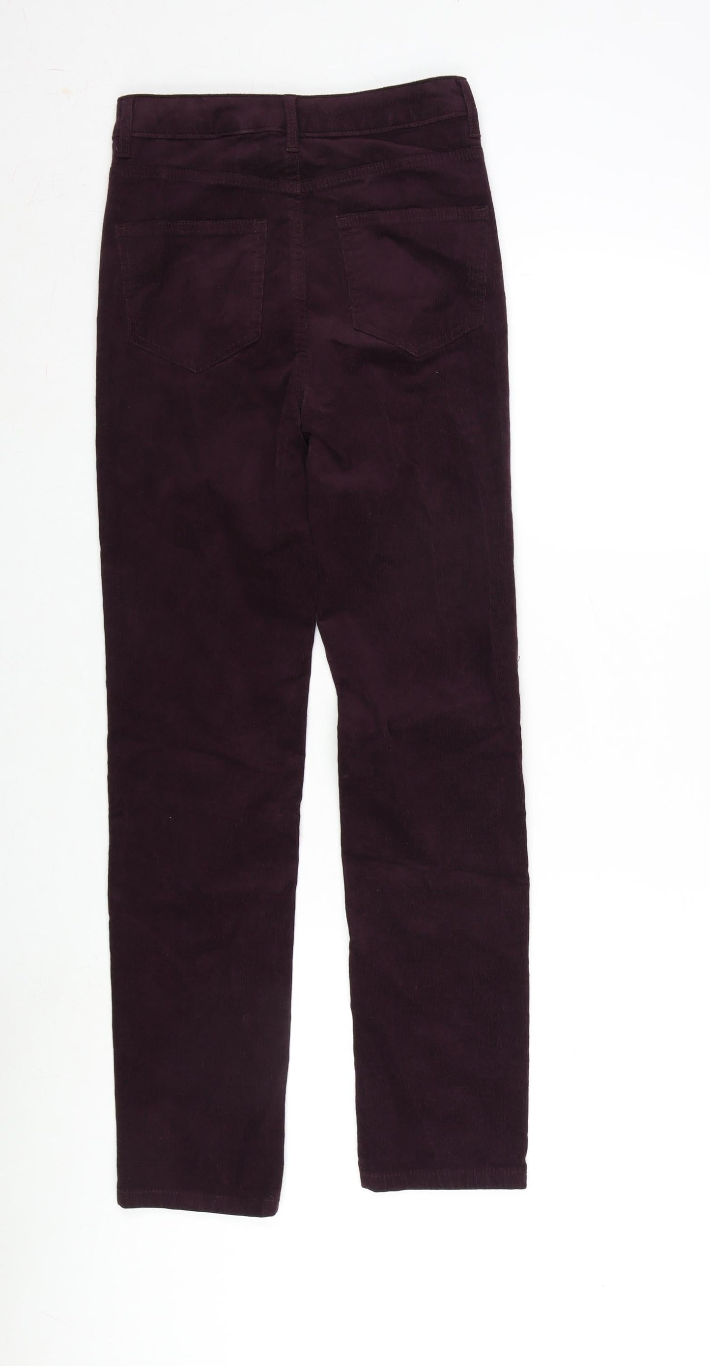 Womens UK Size 8 Marks and Spencer Regular Fit  Purple Trousers