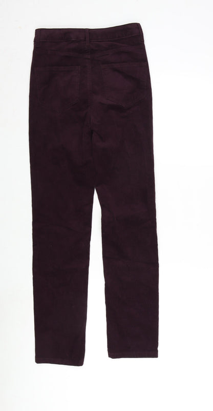Womens UK Size 8 Marks and Spencer Regular Fit  Purple Trousers