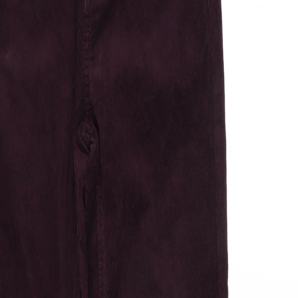 Womens UK Size 8 Marks and Spencer Regular Fit  Purple Trousers