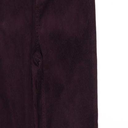 Womens UK Size 8 Marks and Spencer Regular Fit  Purple Trousers