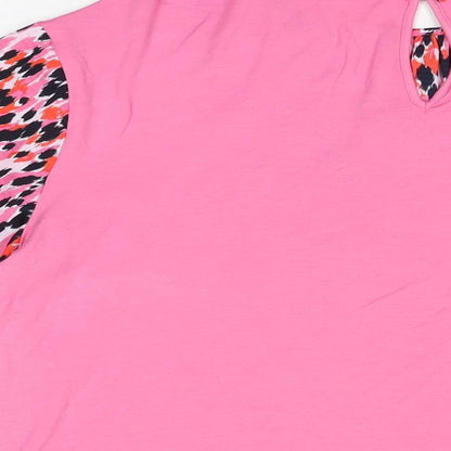 Womens UK Size 8 Marks and Spencer Pink Basic Blouse