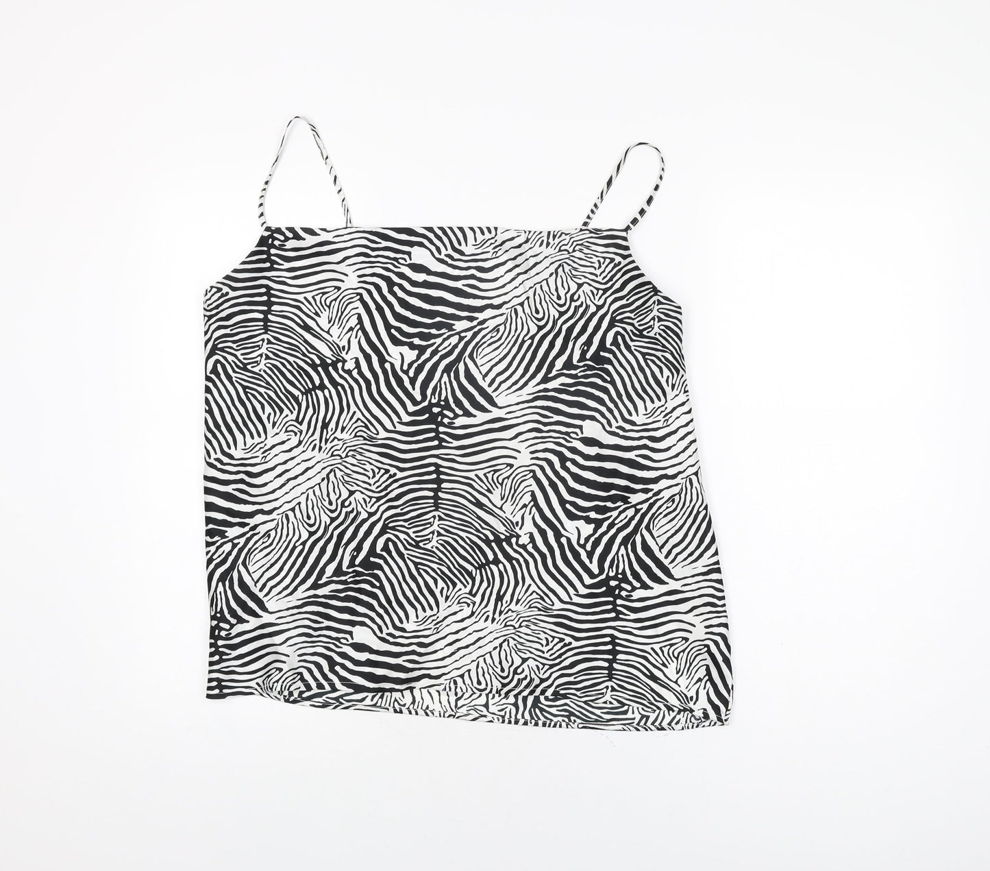 Womens UK Size 12 River Island White Camisole T-Shirt