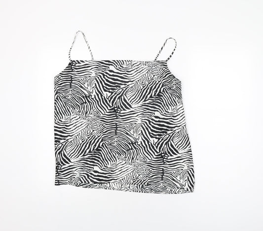 Womens UK Size 12 River Island White Camisole T-Shirt