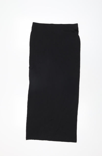 H&M Womens Black Polyamide Maxi Skirt Size S