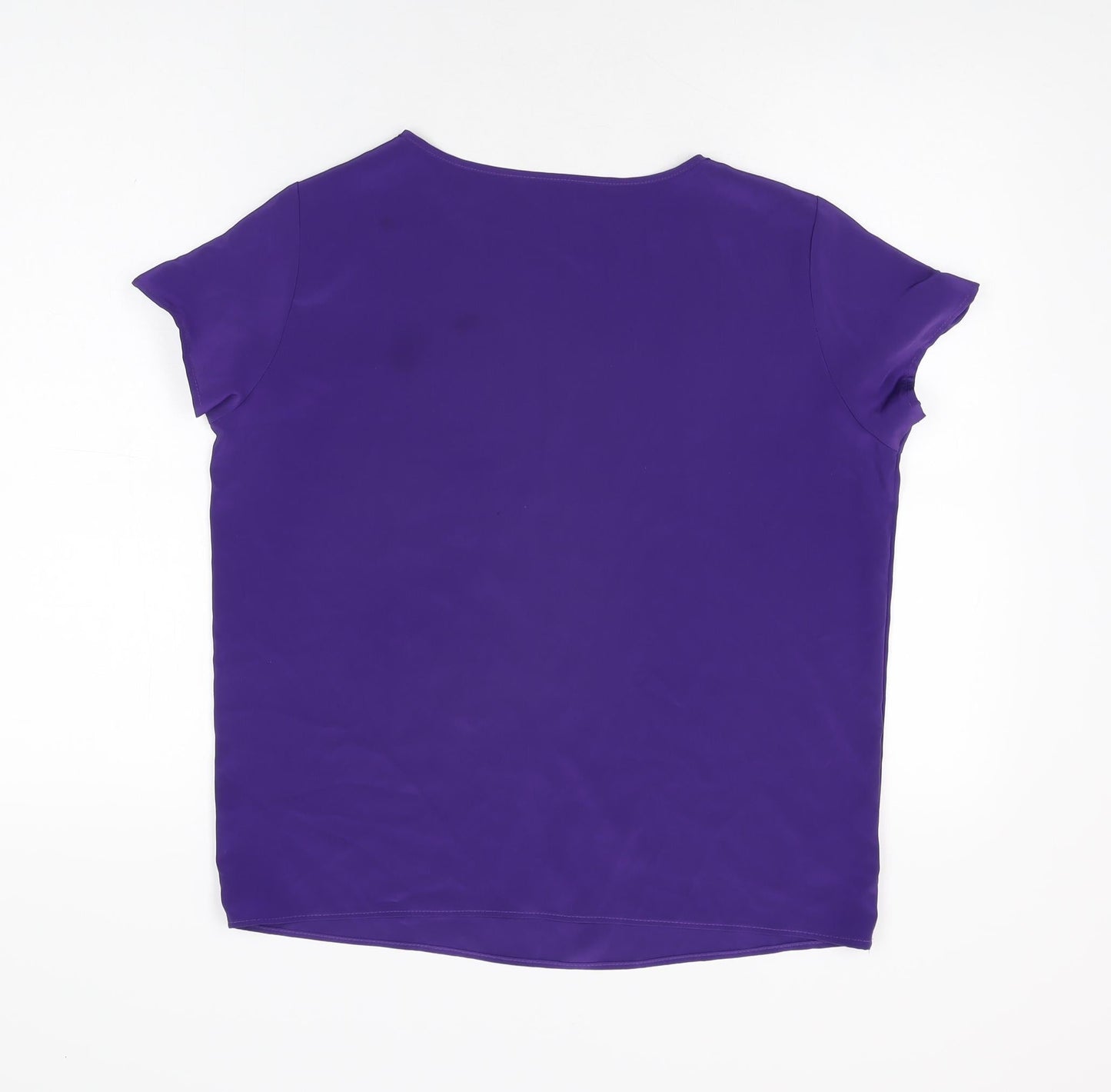 Womens UK Size 12 St Michael Purple Basic T-Shirt