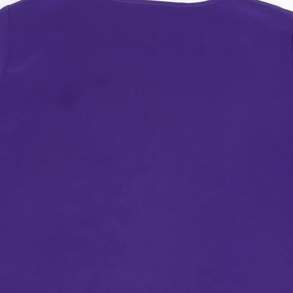 Womens UK Size 12 St Michael Purple Basic T-Shirt