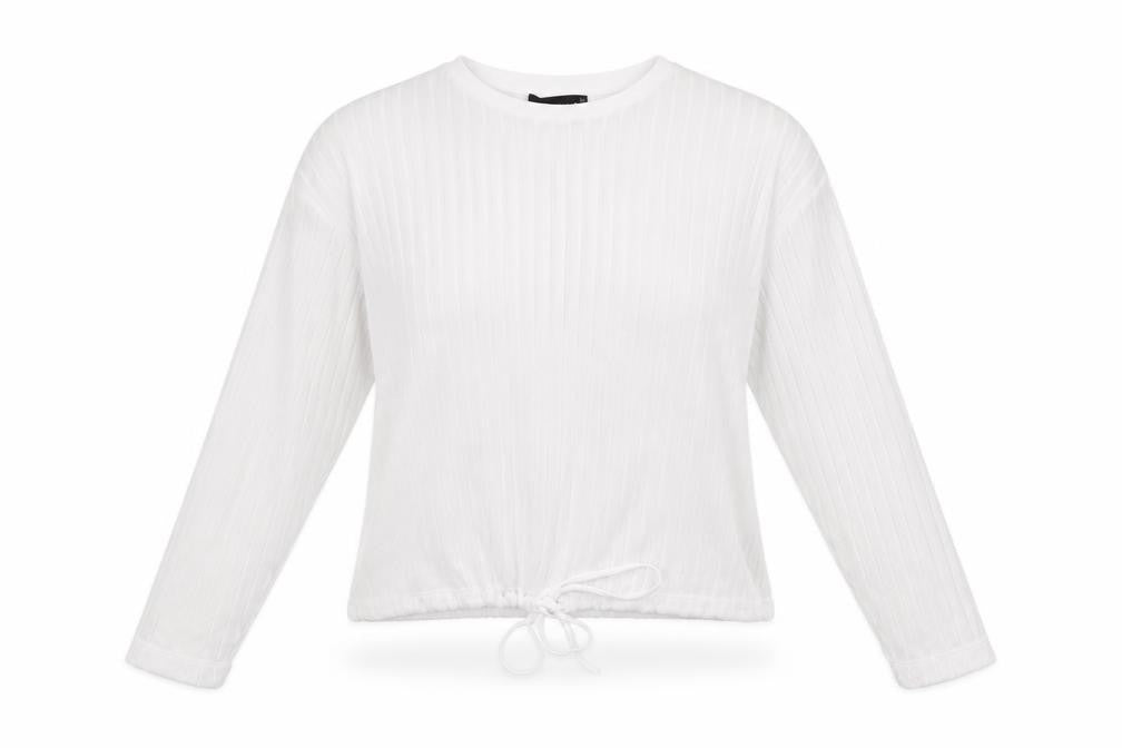 Womens UK Size 10 Marks and Spencer White Basic T-Shirt