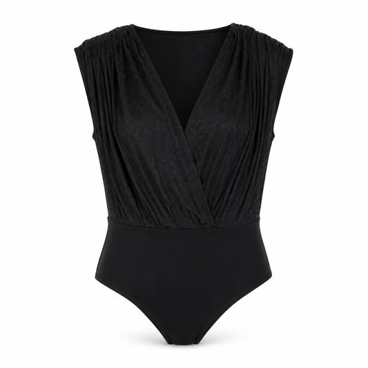 Womens UK Size L H&M One-Piece Black Bodysuit
