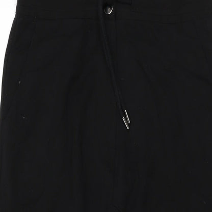 Womens UK Size S Zara Regular Fit  Black Trousers
