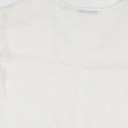 Womens UK Size 10 NEXT White Basic T-Shirt