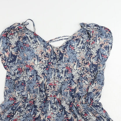 Womens UK Size 18 NEXT Blue Basic Blouse