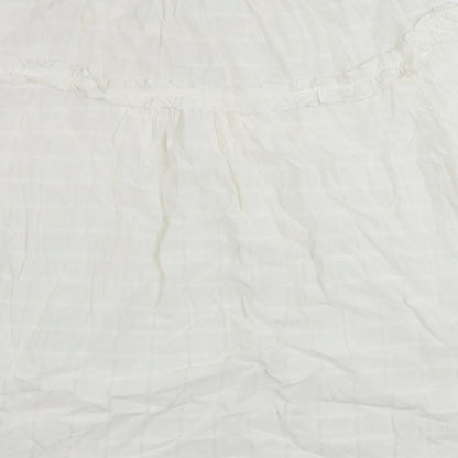 Womens UK Size 12 River Island White Basic Blouse