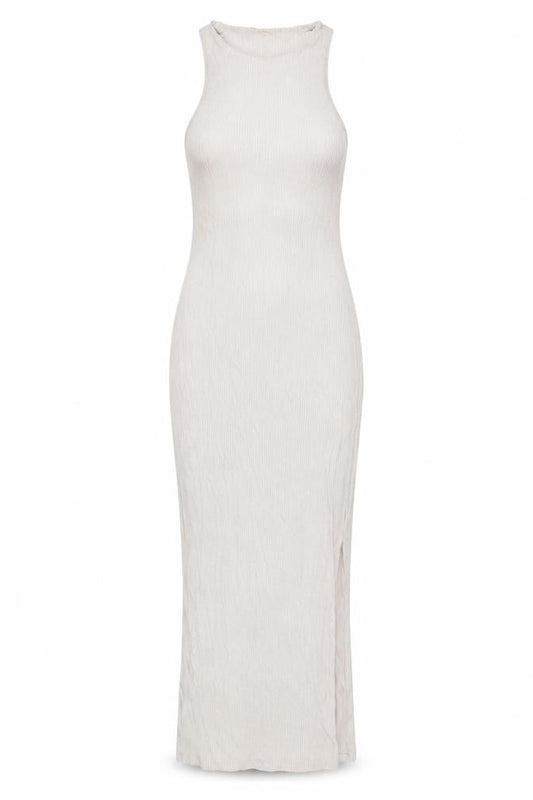 Bershka Womens Beige Viscose Bodycon Size XS Round Neck Pullover