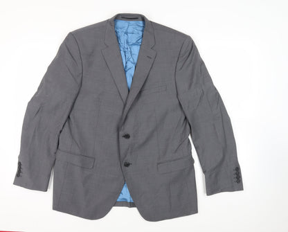 Mens UK Size 42 Santinelli Regular Grey Suit Jacket