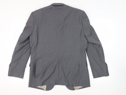 Mens UK Size 42 Santinelli Regular Grey Suit Jacket