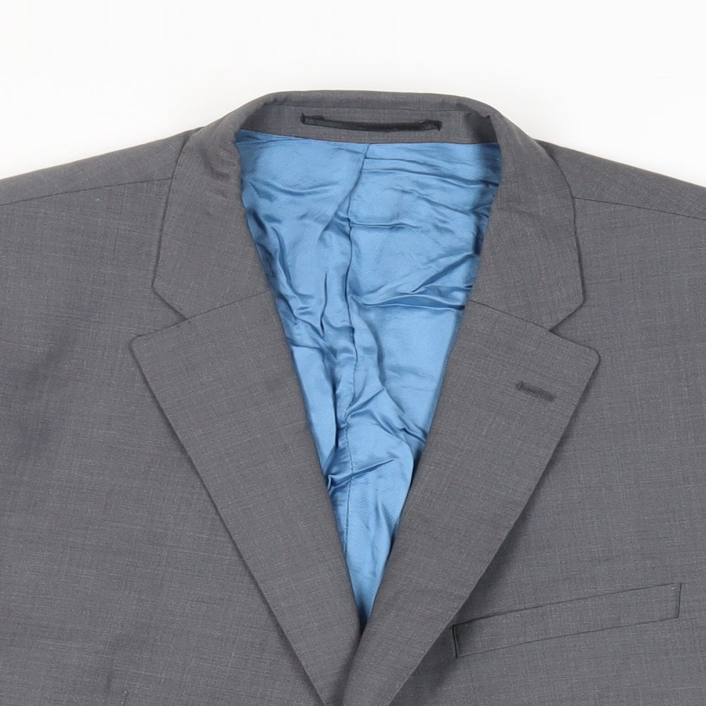 Mens UK Size 42 Santinelli Regular Grey Suit Jacket