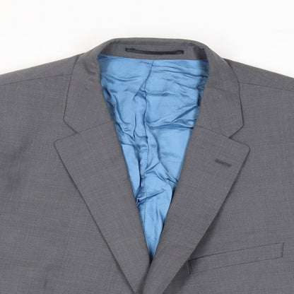 Mens UK Size 42 Santinelli Regular Grey Suit Jacket