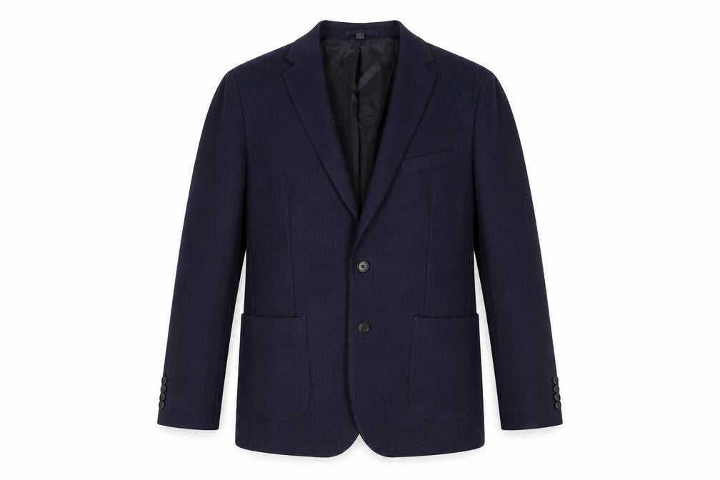 Mens UK Size 42 Marks and Spencer Regular Blue Suit Jacket