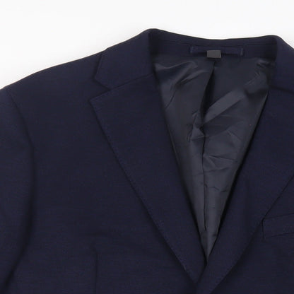 Mens UK Size 42 Marks and Spencer Regular Blue Suit Jacket
