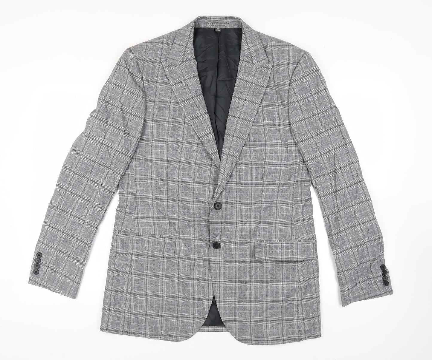 Mens UK Size 42 Marks and Spencer Regular Grey Suit Jacket