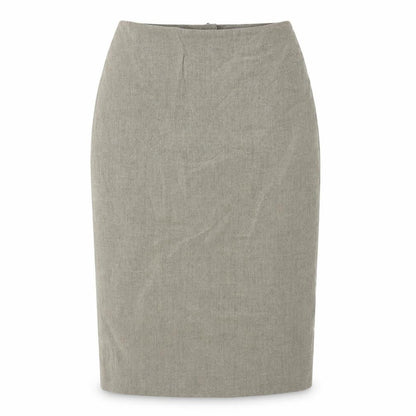 Autonomy Womens Green Cupro Straight & Pencil Skirt Size 10 Zip - Lined